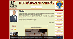Desktop Screenshot of hernadszentandras.hu