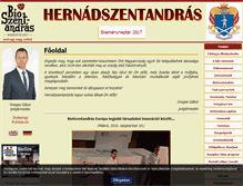Tablet Screenshot of hernadszentandras.hu